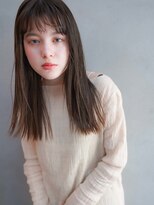 カンナ(Canna)&nbsp;エアリーミディ/ショートパーマ/黒髪/ホワイトアッシュ/髪質改善