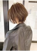 【 LIV OSAKA 】大人可愛いショートボブ_ミルクティーベージュ