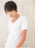 重めバングの目力ＵＰこなれ感ショートウルフM