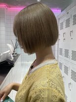 ロンドルーチェ 心斎橋(Lond luce)&nbsp;ダークアッシュ/ミディアムレイヤーカット［髪質改善/縮毛矯正］