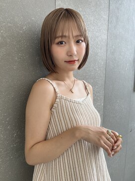 ロンド 表参道店(Lond) ミルクティーナチュラルボブ/メルティカラー/ダークアッシュ
