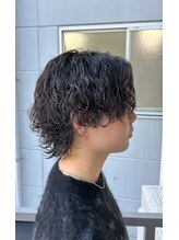 ビカムメンズヘアー 栄店(become men's hair) 【波巻きツイストスパイラルウルフ】名古屋/栄/メンズパーマ