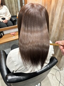 カフェアンドヘアサロン リバーブ(cafe&hair salon re:verb) 髪質改善縮毛矯正＋カラー