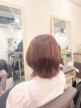 ミザルー(Misirlou) ｜ブリーチ無しWカラー ピンクベージュ｜