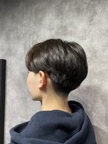 スピン 本八幡(SPIN)&nbsp;ベリーショート/ダークアッシュ/ニュアンスパーマ/韓国マッシュ