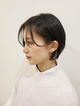 ヘアーデザイン ミヤビ 広尾(HAIR DESIGN MIYABI) 2ウェイバングの襟足スッキリショートボブ