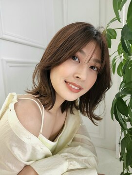 ファンナギンザ(FaNNa ginza) くびれヘア/シースルーバング/前髪/小顔カット/透明感/レイヤー