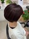 タカサキ美容室の写真/特許取得のダメージレス酢酸カラーを使用し、髪の内部から補修・修復しツヤ・透明感のある髪へ♪