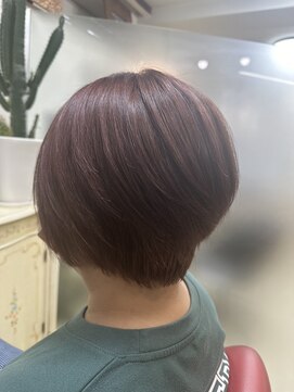 アルファ インタラクティブ エム フラワー(ALUFA interactive.M Flower) 大人ショート脱白髪染めメンテナンスカラーハイライト40代50代