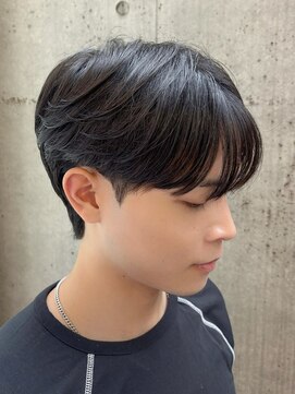 アルム オモテサンドウ(ALLM omotesando) シースルーマッシュ 韓国ヘア メンズ 原宿 表参道