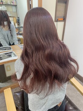 ガルボ ヘアー(garbo hair) オトナ女子 10代 20代 30代 ピンクブラウン カシスピンク 艶髪