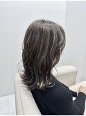 【白髪ぼかし】寒色系デザインハイライト♪