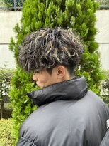 ロンド ローガン 名駅(Lond LOGAN)&nbsp;メンズ波巻きスパイラル×金メッシュ