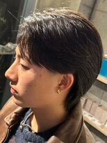 フィフスパーク(fifth PARK) 渋谷センターパートニュアンスパーマフェザーパーマ緩め20代