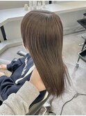 ブリーチ無しグレージュカラー♪