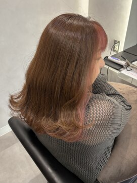 セカンド 鴨江店(2COND) インナーカラー×フェイスフレーミング