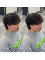 ブライト(BRIGHT)&nbsp;マッシュウルフ波巻きプードルパーマ