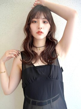 ブゾン(buZon) 【buZon ブゾン】ロングウェーブ×前髪グレージュカラー