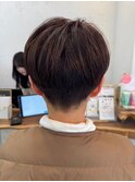 20代～50代◎丸み刈り上げマッシュショート髪質改善ブラウン