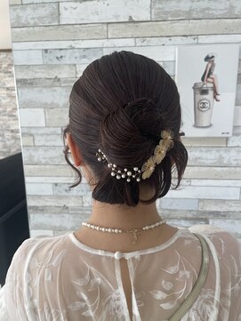 ヘアコレクション アンジュ(Hair collection Unge) 名駅  大人のセット タイトなカチモリヘア