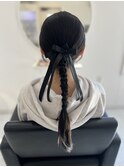 ヘアセット／お呼ばれヘア／タイトアレンジヘア