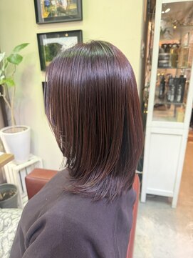 最近大人気 白髪染めでなく白髪カバーのルビーバイオレット