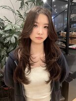 ラヴィズム 長岡店(LUVISM)&nbsp;◎韓国ヘアー顔周りレイヤーダブルカラーおくれ毛前髪長岡/新潟