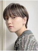 大人ショートボブ丸みショートカットマッシュショート前髪あり