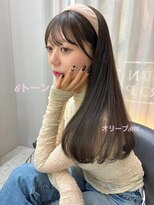 ボタン ハカタ(VOTAN hakata) 博多美容室/透明感カラー/オリーブグレージュ