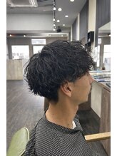 メンズ レオ 天六店(men's LEO) マッシュ×波巻きパーマ