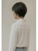 丸み大人女子シルエットショート
