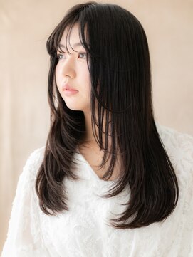 カバーヘア ブリス 戸田公園西口店(COVER HAIR bliss) ハッシュカットメテオストレートレイヤーロング30代X戸田公園