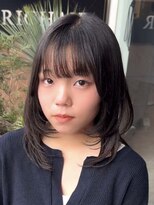 リシェール 北越谷店(RICHAIR)&nbsp;ピンクベージュ/アンブレラカラー/クールショート/前髪/北越谷