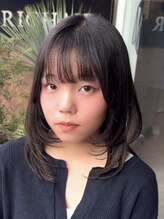 リシェール 北越谷店(RICHAIR)&nbsp;ピンクベージュ/アンブレラカラー/クールショート/前髪/北越谷