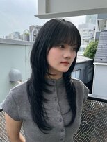 ロンドアンメゾン 原宿(Lond un Maison.)&nbsp;ダークパープル/くびれレイヤー/ミルクティーベージュ/顔周0706