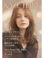 リークフー(Ree cu fuu) レイヤーカット透明感カラー春カラー夏カラーシースルーバング