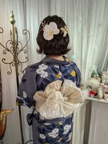 クリーム(Cream)&nbsp;浴衣着付け＆ヘアセット(ハーフアップヘア)