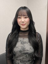 アトラスサロン 札幌大通り(Atras.salon)&nbsp;ふんわりウェーブロング with 前髪