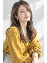 アッシュ 学芸大学店(Ash) ロング/大人女性/ナチュラルベージュ/白髪ぼかしハイライト