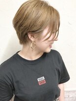 ミルクティベージュ×おしゃショート mutsuki