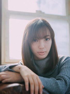 美容室 リズヘアー 稲毛店(Riz hair) 自然なストレート☆フリンジバング【稲毛】