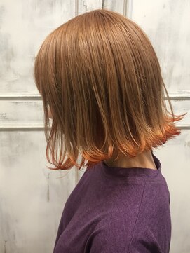 ニコ(nico...) 裾カラーオレンジ