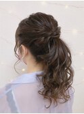 サイドアレンジポニーギミックロング