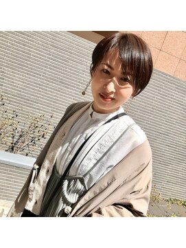 ヘアメイク マルナ 本店(HAIR MAKE MALUNA) 丸みを帯びた美人ショート
