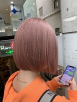 ラフ 難波店(LAFF)&nbsp;#黒髪#ボブルフ#ネビージュ#小顔#ワンレン