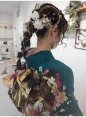 成人式ヘアセット★着付けもお任せください