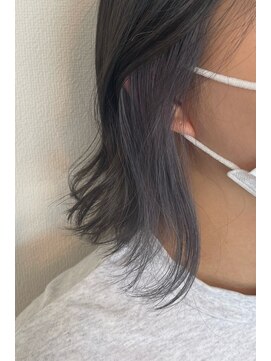 リアン 熊谷本店(Rien) グレー×インナーカラー