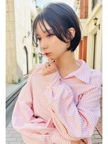 エイミー(Aimee)&nbsp;Aimee町田　耳掛けショート×アッシュグレー
