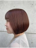 ライン感の残る柔らかボブ