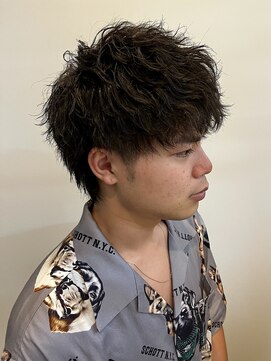 リベル(Liber) バーバー理容室 ツイストスパイラルパーマ